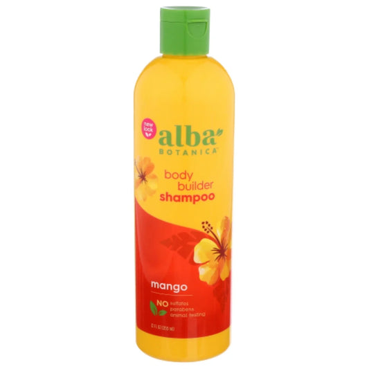 Alba Botanica Mango Body Builder Shampoo, 12 oz.
