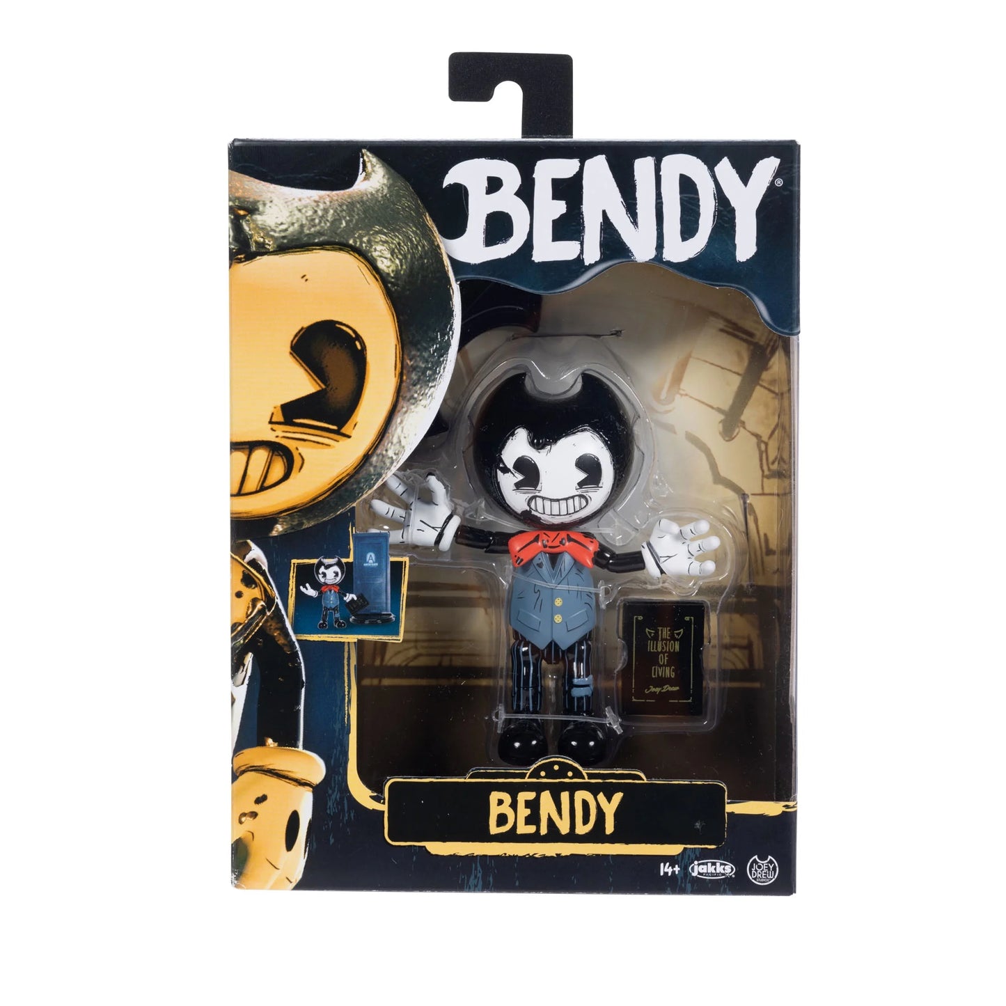 Bendy and the Ink Machine 5 Inch Articulated Bendy Action Figure with Book Accessory for Teen Ages 14+