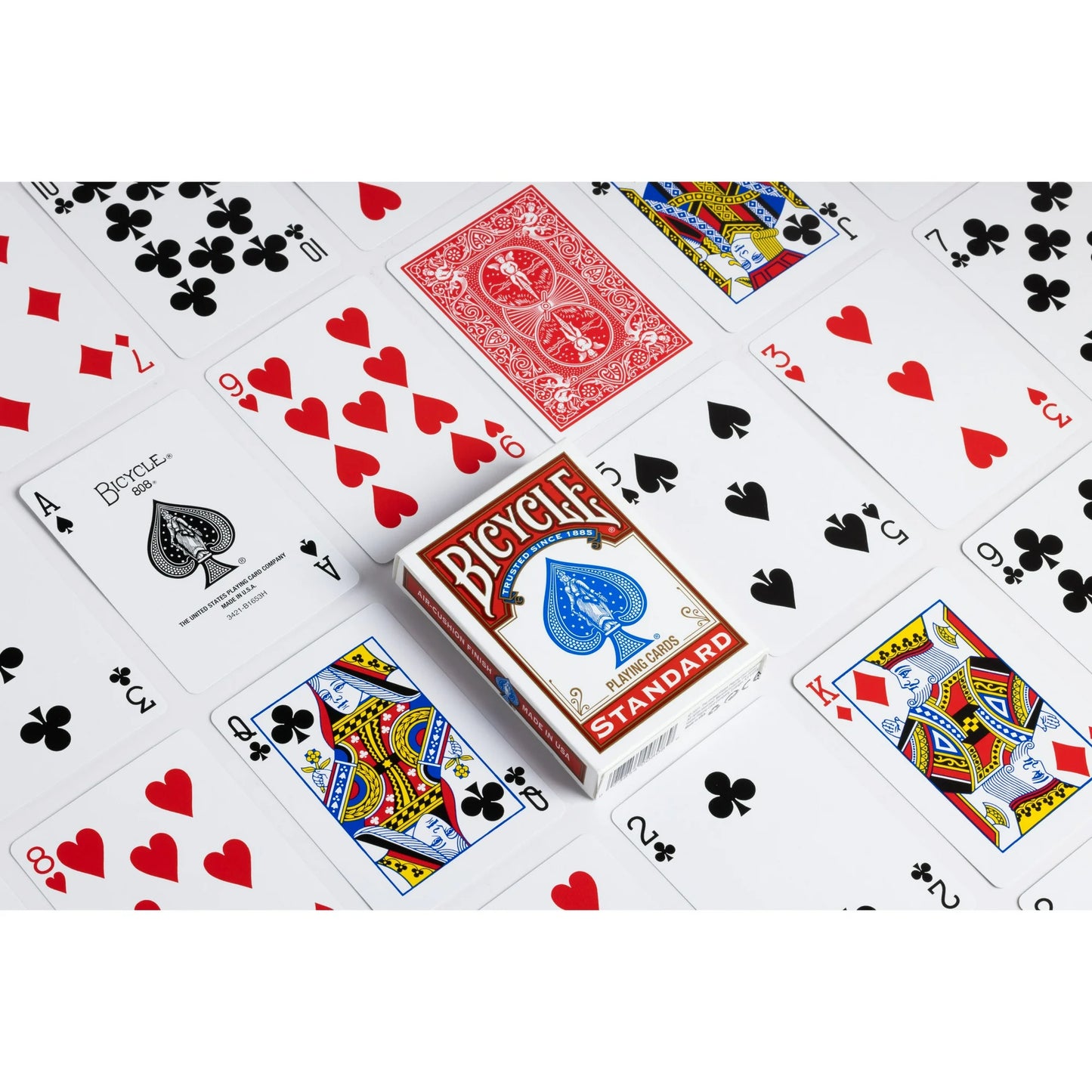 Bicycle Playing Cards 4-Pack, Standard Index, Red & Black Decks