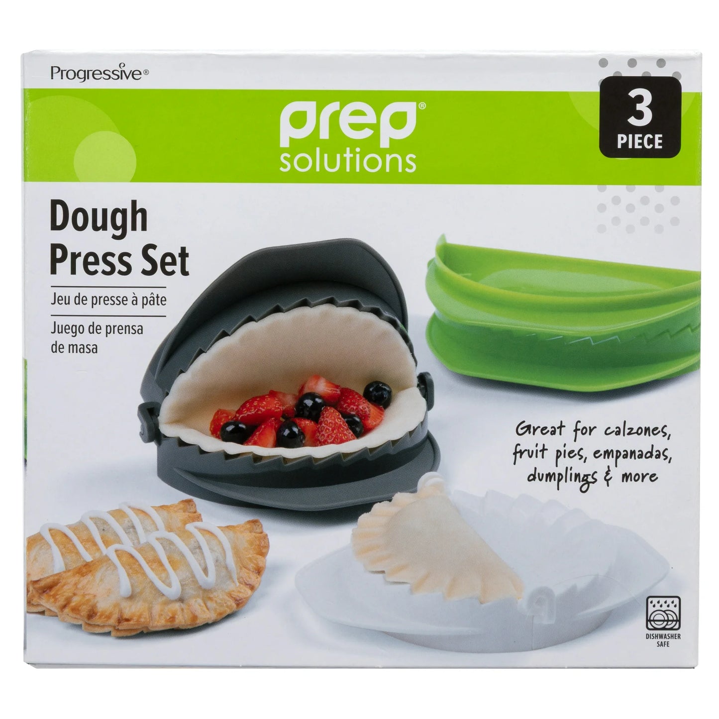 Prep Solutions Dough Press Set – 3-Piece for Empanadas & More