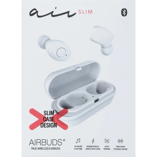 Airbuds Air Slim True Wireless Earbuds White