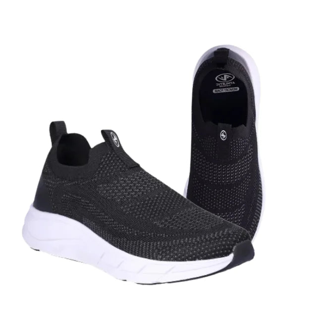 Athletic Works Men's Knit Slip-On Sneakers - Comfortable & Stylish Shoes