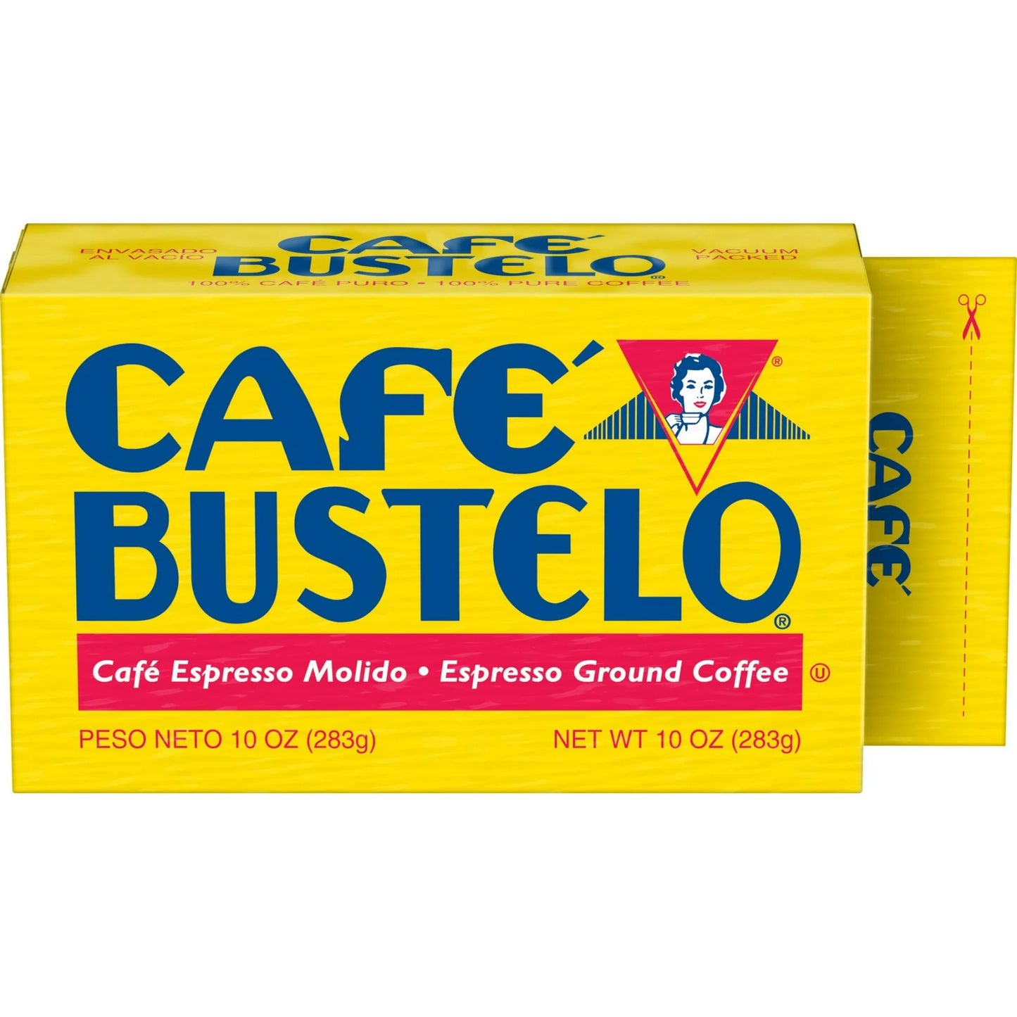 Café Bustelo Dark Roast Espresso Ground Coffee, 10 oz Brick