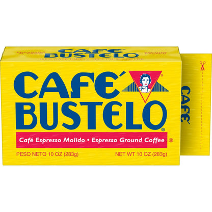 Café Bustelo Dark Roast Espresso Ground Coffee, 10 oz Brick