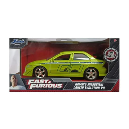 Fast & Furious Brians Mitsubishi Lancer Evolution VII 1:32 DieCast - Jada Toys