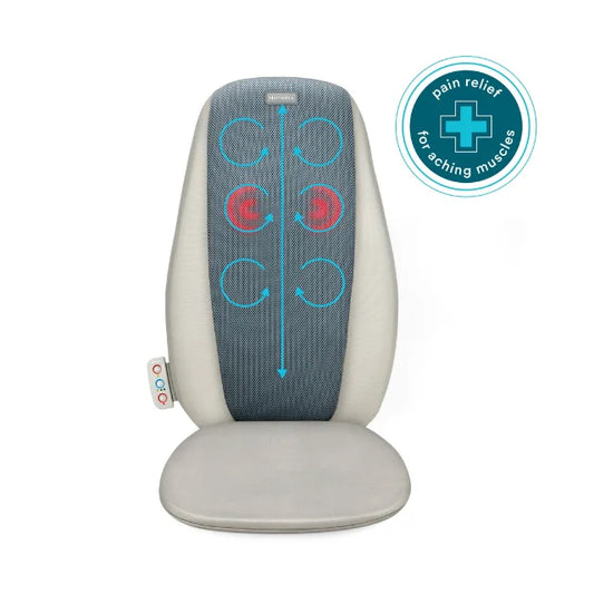 HoMedics Shiatsu Massage Cushion with Heat: Deep-Kneading, 3 Zones
