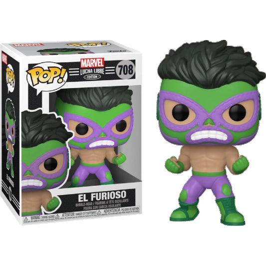 Funko POP! Marvel: Lucha Libre El Furioso - Hulk # 708