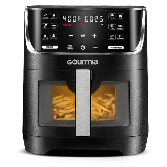 Gourmia Digital Window 8 qt Air Fryer, Black - Nonstick, Digital Display