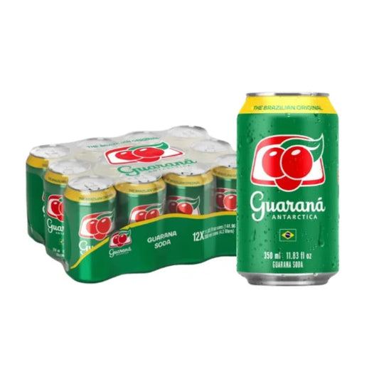 Guaraná Antarctica Brazilian Soda, 12 Pack (11.83 fl oz Cans)