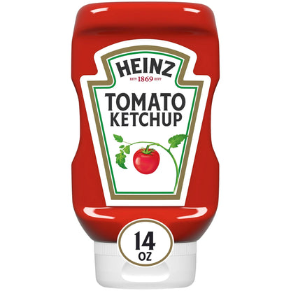 Heinz Tomato Ketchup, Classic Squeeze Bottle, 14 oz