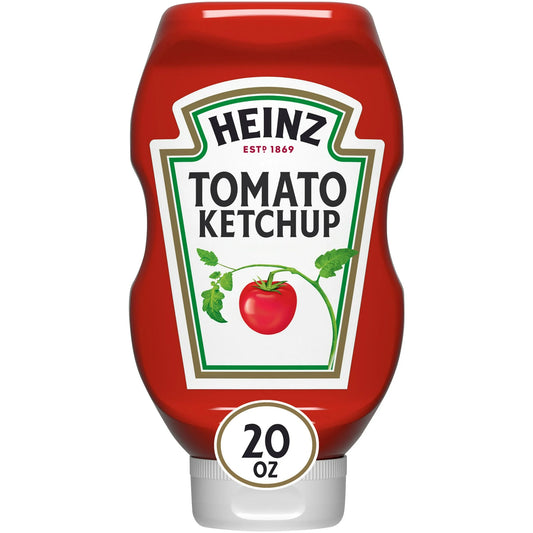 Heinz Tomato Ketchup, Classic Squeeze Bottle, 20 oz