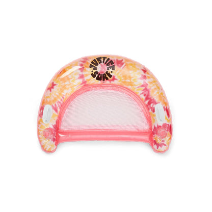 Justice Inflatable Pool Chair Float - Pink/Orange, Ages 6+