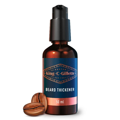 King C. Gillette Beard Thickener with Vitamin B & Caffeine, 1.7 fl oz