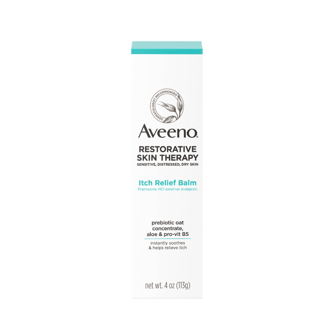Aveeno Restorative Skin Therapy Itch Relief Balm for Dry Skin, 4 oz