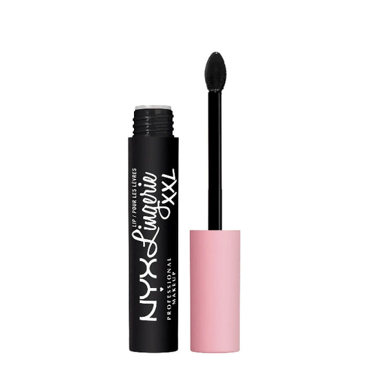 NYX Lip Lingerie XXL Matte Liquid Lipstick, 16hr Wear, Naughty Noir