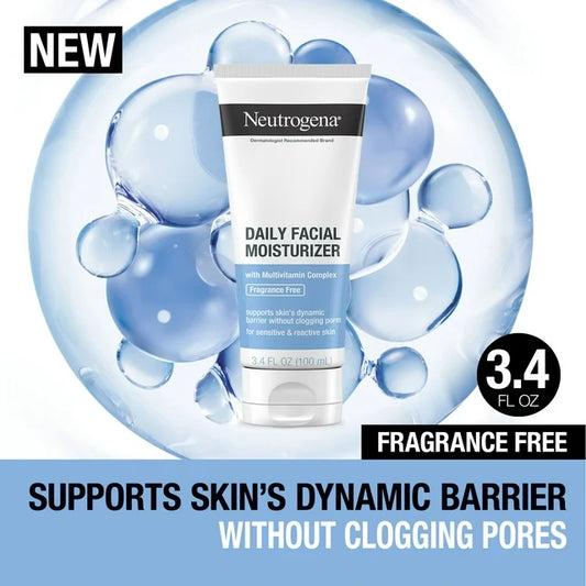 Neutrogena Daily Facial Moisturizer - Fragrance Free - 3.4oz