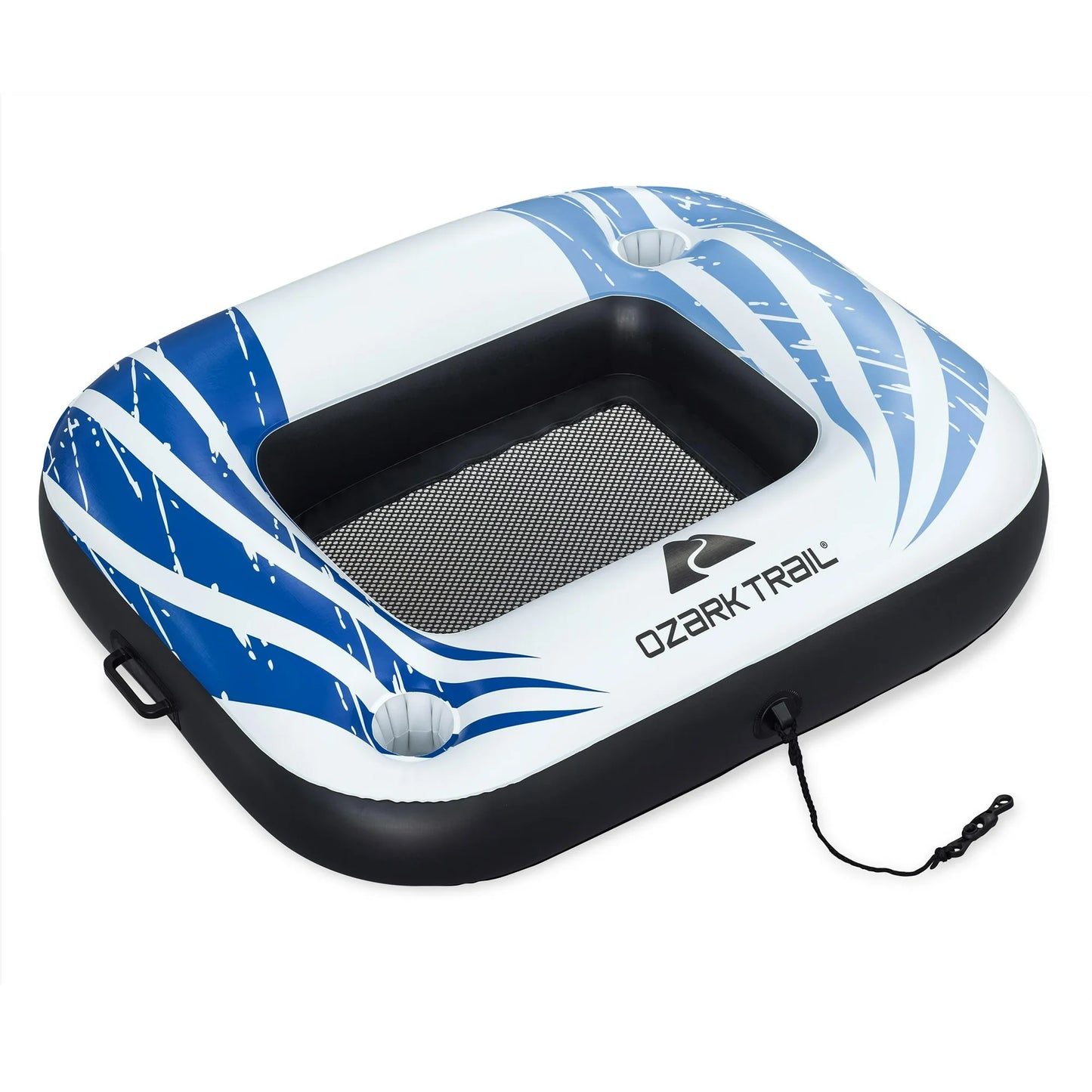 Ozark Trail Blue & White Floating Cooler for Pools & Lakes