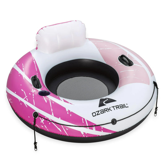 Ozark Trail Pink Rapid Rider River Tube 48" – Summer Float