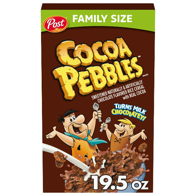 Post Cocoa Pebbles Breakfast Cereal