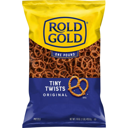 Rold Gold Tiny Twists Classic Pretzels, 16 oz Bag – Crunchy Snack