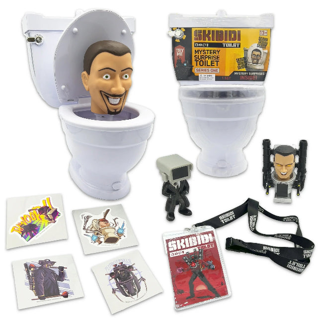 Skibidi Toilet Mystery Surprise Set: Interactive Toy with Collectible Figures