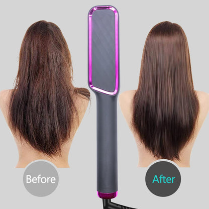 Multifunctional Electric Hot Comb - Anti-Scald Hair Straightener & Brush