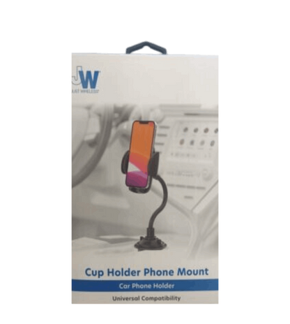 JW Adjustable Car Cup Holder Phone Mount - 360 Rotation - asyouwish.store