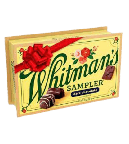 Whitman's Assortment Dark Chocolate Sampler , 10 OZ (22 Pieces)