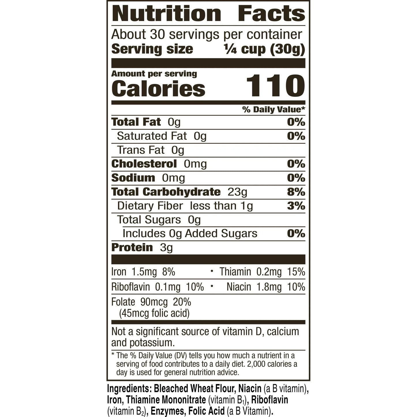 Gold Medal All Purpose Baking Flour, Enriched Bleached, 2 lb Bag