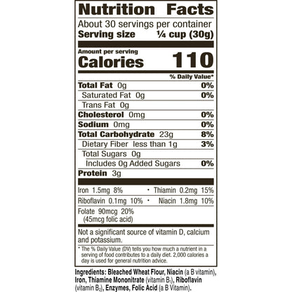 Gold Medal All Purpose Baking Flour, Enriched Bleached, 2 lb Bag