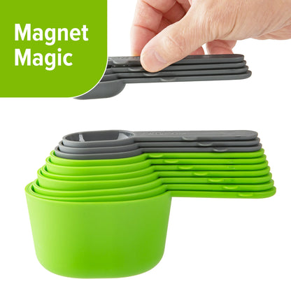 Prep Solutions 15-Piece Magnetic Measuring Set – Cups & Spoons