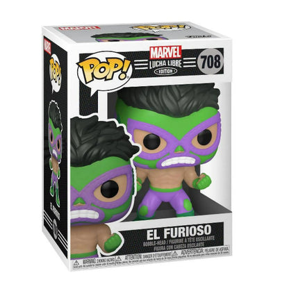 Funko POP! Marvel: Lucha Libre El Furioso - Hulk # 708