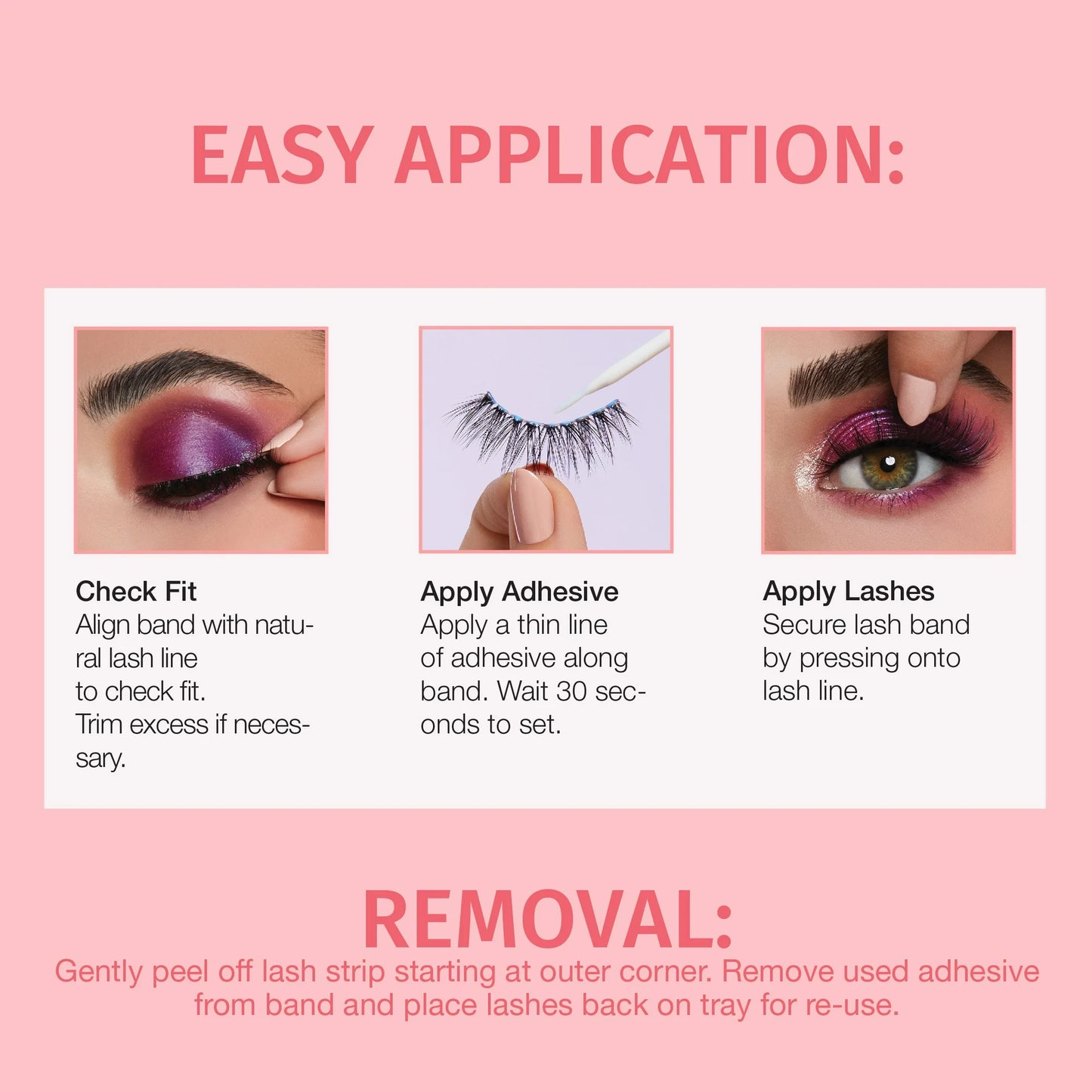 Salon Perfect Dreamie Lash Cloud 9, Wispy Natural Lashes, 3 Pack