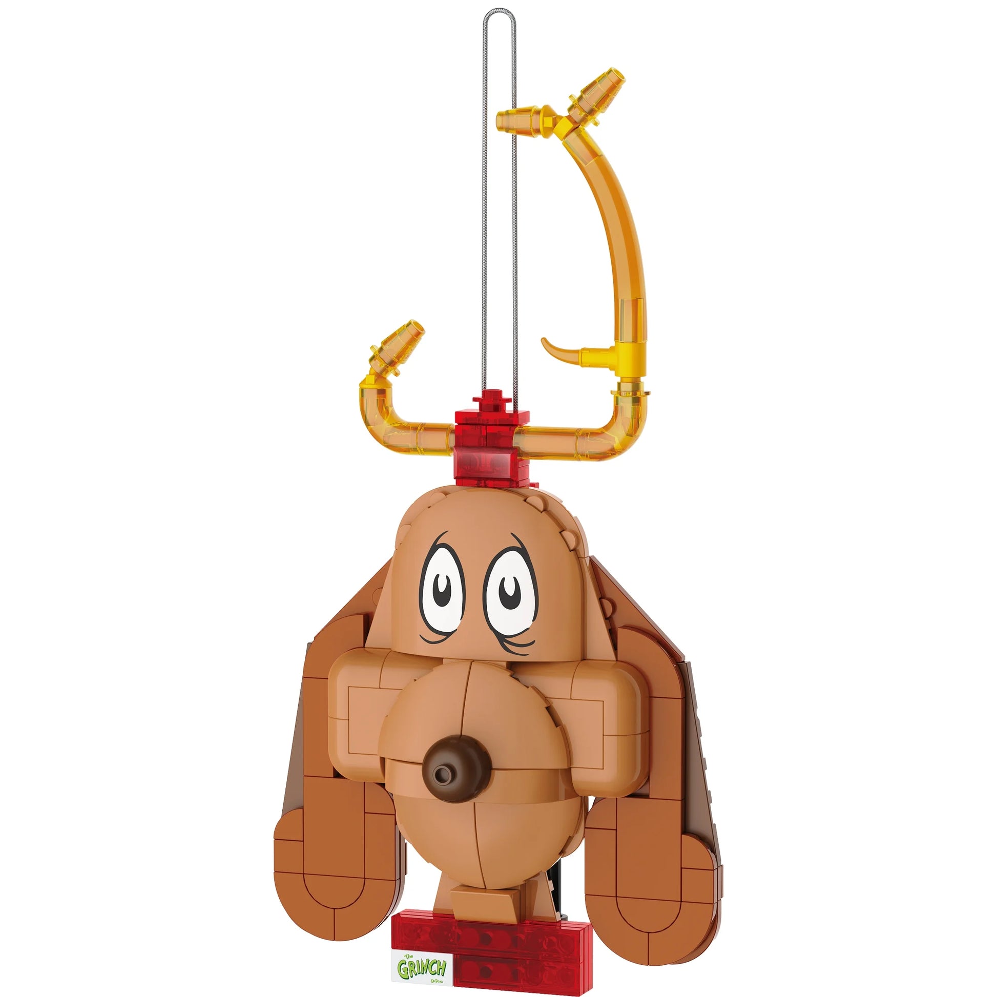 Brickcraft Grinch Max the Dog Decoration Brick Building Kit (135-Plastic Piece Set), Christmas Décor, Toy Gift Idea for Boys and Girls Ages 8 Years Old and Up