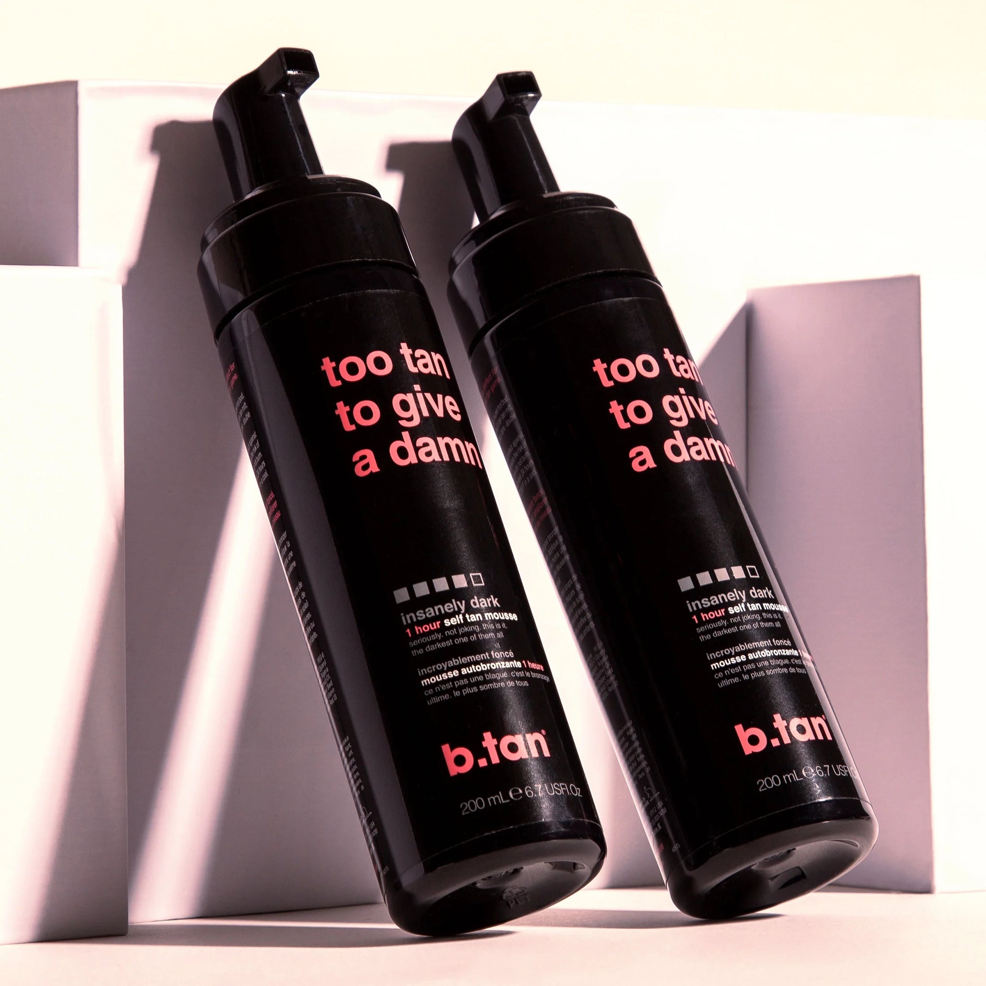 B.Tan Too Tan to Give a Damn Self-Tanning Mousse, 6.7 Fl Oz