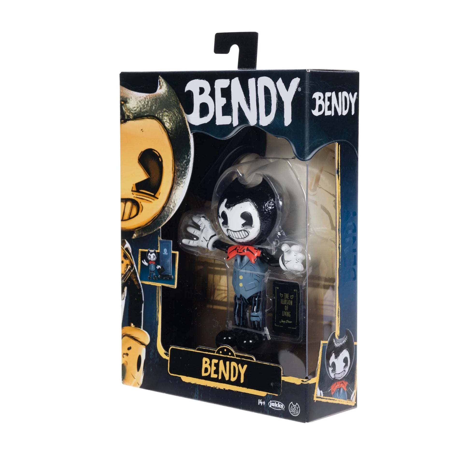 Bendy and the Ink Machine 5 Inch Articulated Bendy Action Figure with Book Accessory for Teen Ages 14+