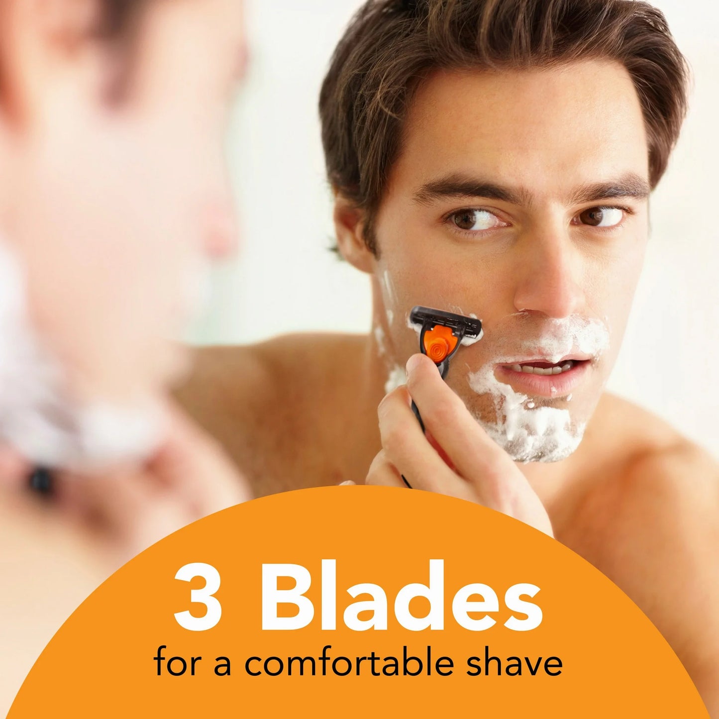 BIC Comfort 3 Razor Refill Cartridges, 14 Count, Manual Shave