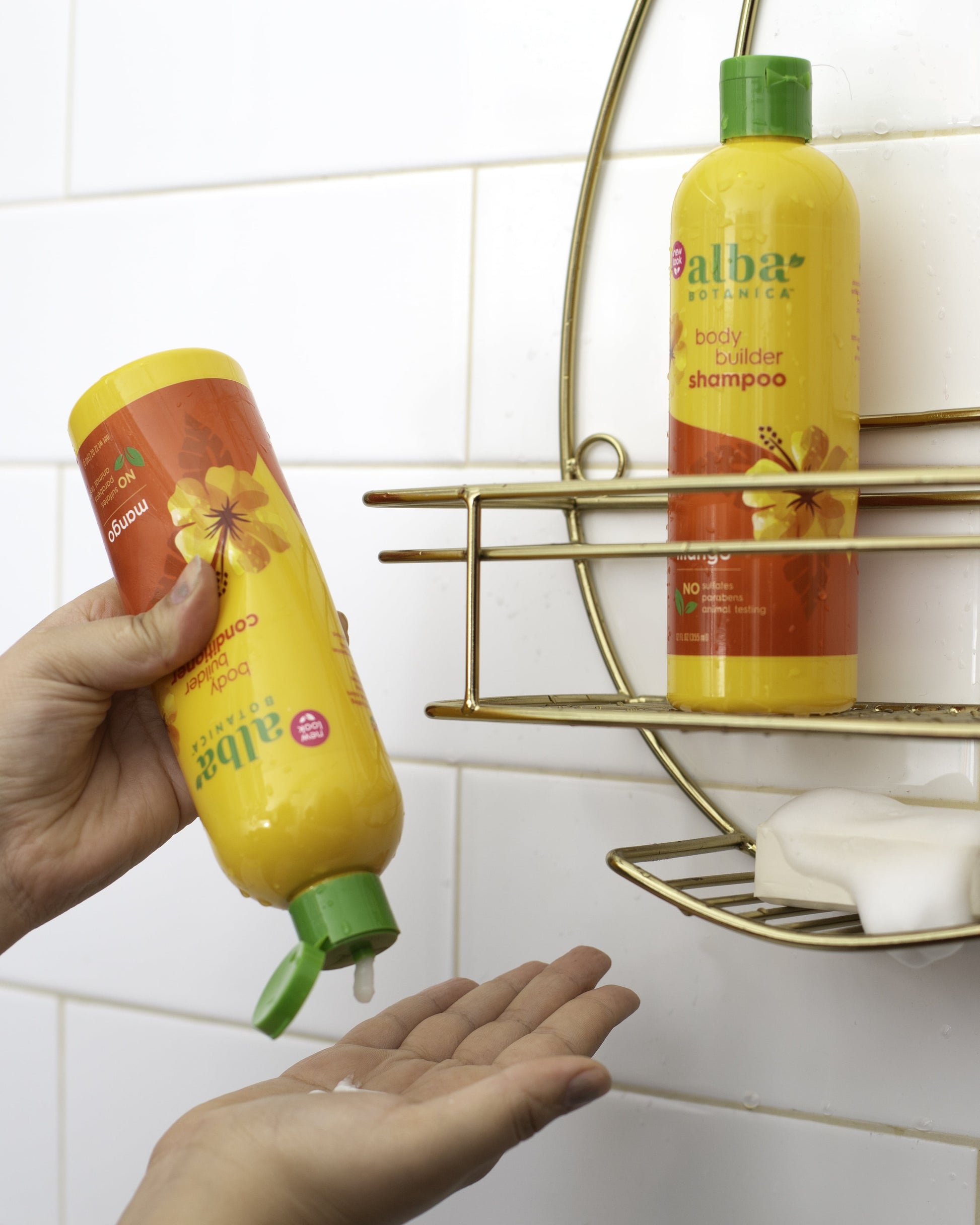 Alba Botanica Mango Body Builder Shampoo, 12 oz.