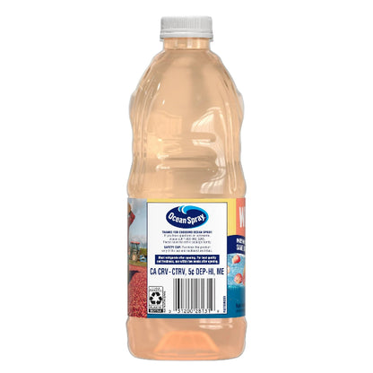 Ocean Spray White Cran-Peach Juice Beverage, Refreshing 64 fl oz Bottle
