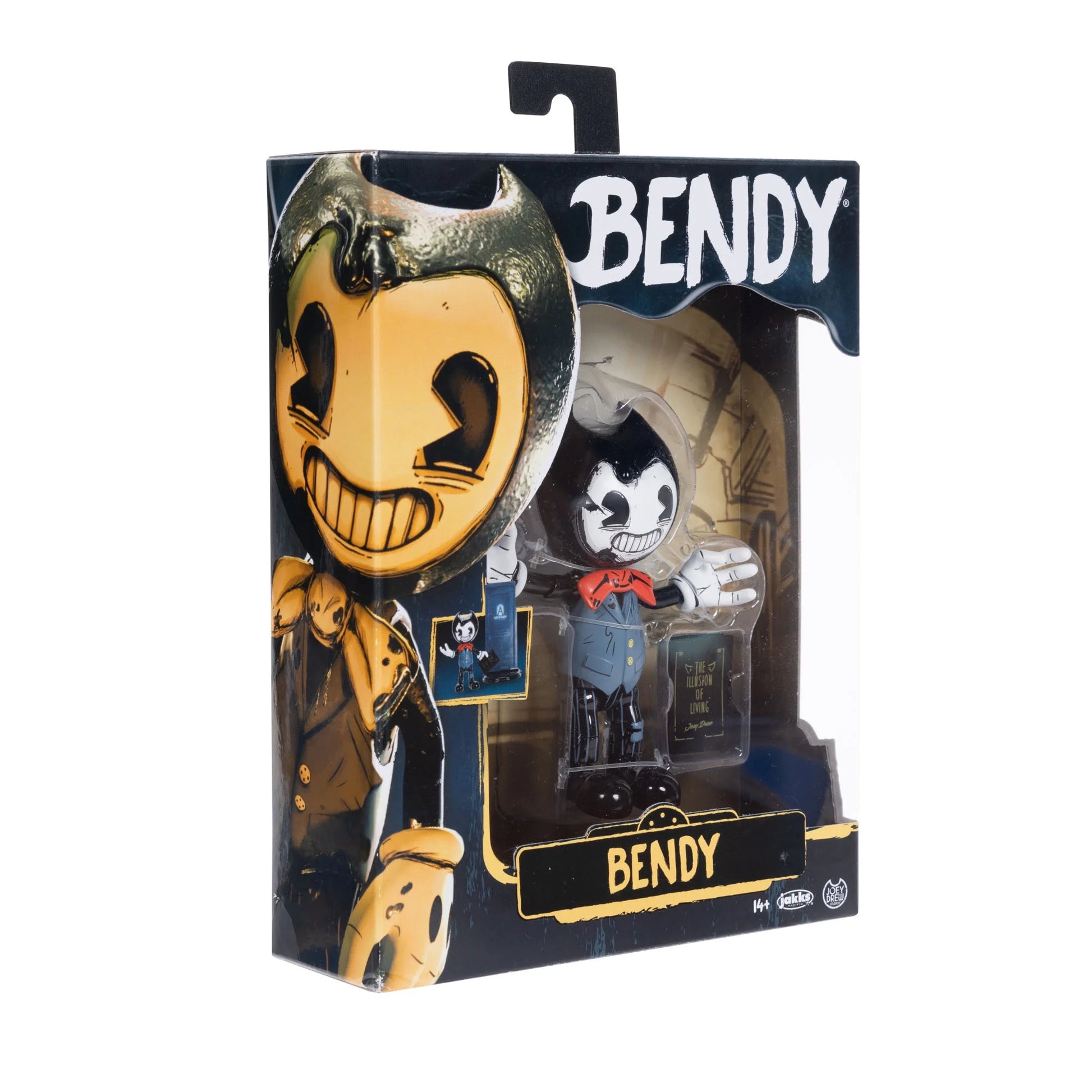 Bendy and the Ink Machine 5 Inch Articulated Bendy Action Figure with Book Accessory for Teen Ages 14+