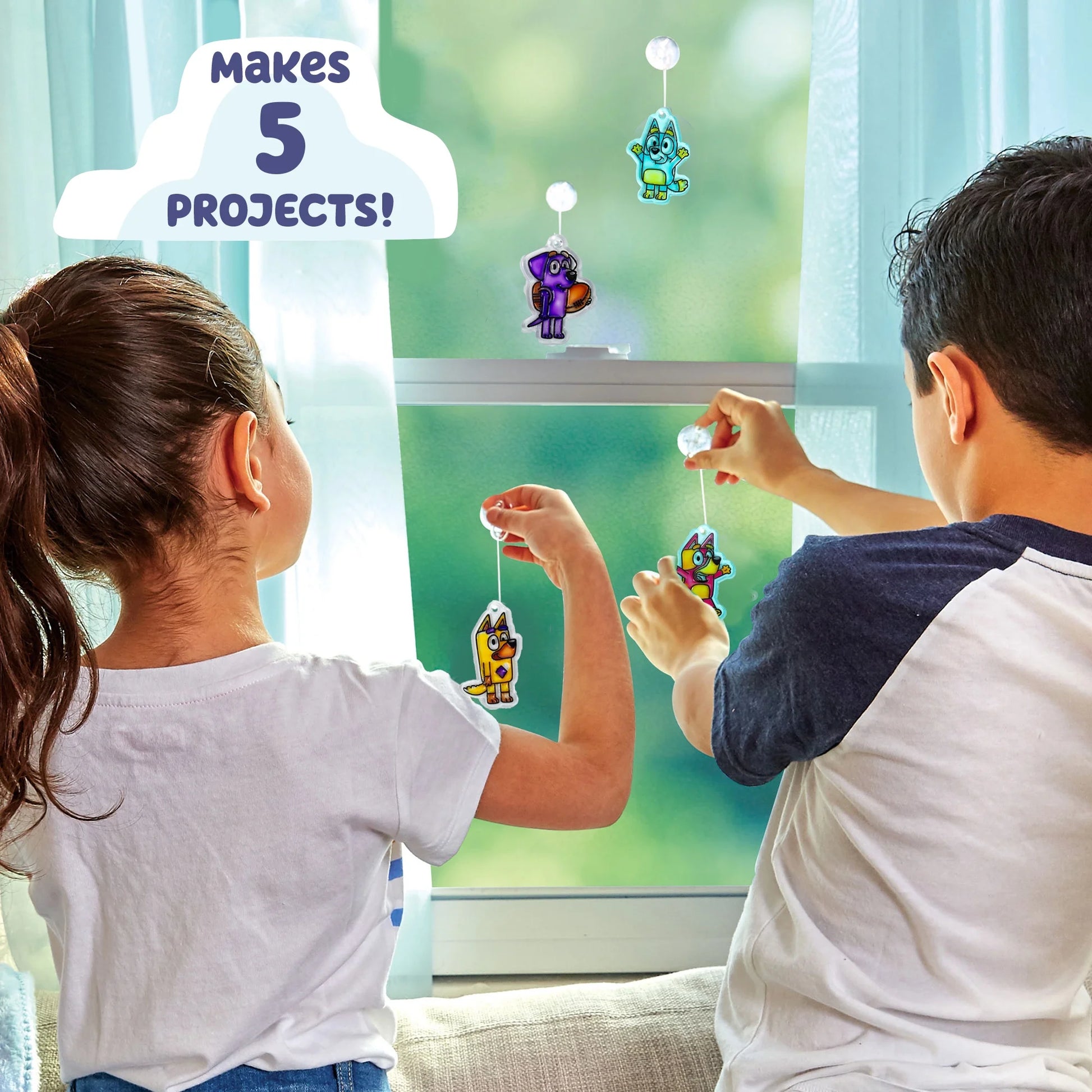 Bluey Window Art, Boys and Girls, Child, Ages 3+