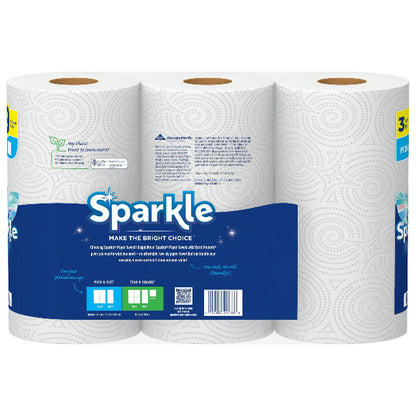 Sparkle Pick-a-Size Paper Towels, 3 Triple Rolls