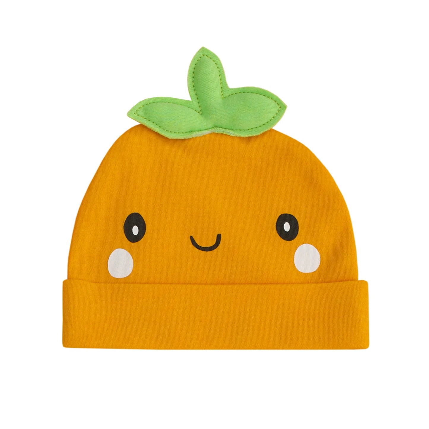 Parent's Choice Muslin Swaddle & Beanie Set – Orange/Pumpkin