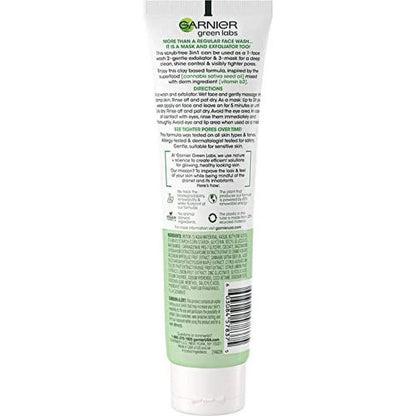 Garnier Green Labs Canna-B 3-in-1 Facial Cleanser, 4.4 fl oz
