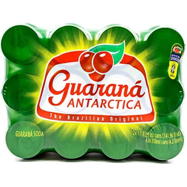 Guarana Antarctica Soda, 12 - 11.83 fl oz Cans