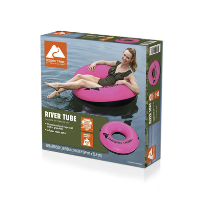 Ozark Trail Teal River Tube 39" – Durable Inflatable Float