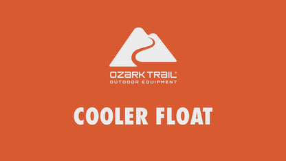 Ozark Trail Blue & White Floating Cooler for Pools & Lakes