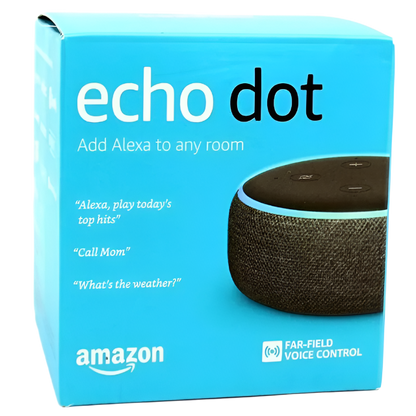 Echo Dot (3rd Gen) Smart Speaker with Alexa - Compact & Powerful Sound