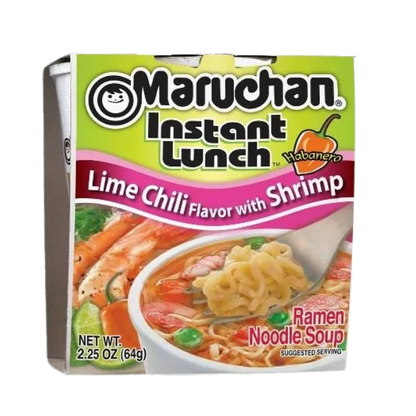 Maruchan Instant Lunch Lime Chili Flavor with Shrimp, 2.25 oz