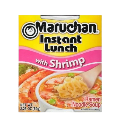 Maruchan Instant Lunch Shrimp Flavor Noodle Soup, 2.25 oz